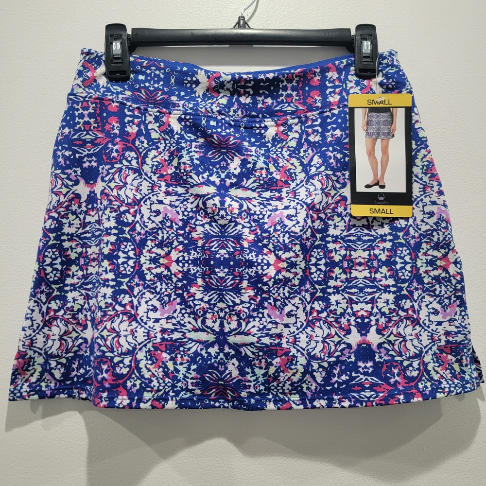 🆕️Tranquility by Colorado Clothing Blue and Pink Mini Skort Sz S